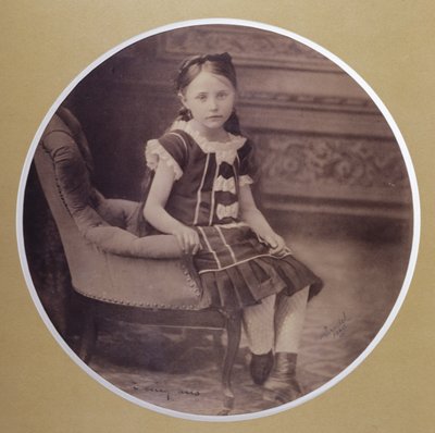 Colette at the age of 5 by French Photographer